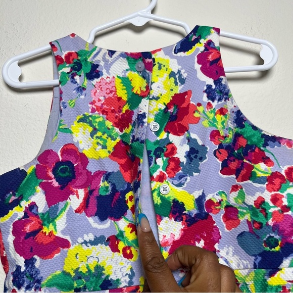 Janie and Jack Girls‎ Dress 6 Floral Multicolor Swing Spring Summer Flower Girl - Picture 6 of 7